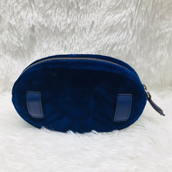 Gucci Blue Velvet GG Marmont Belt Bag BRAND NEW - Picture 3 of 8